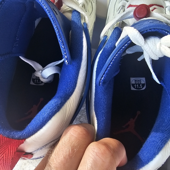 Size 11.5 - Air Jordan Spizike Low Sail Storm Blue main image 9